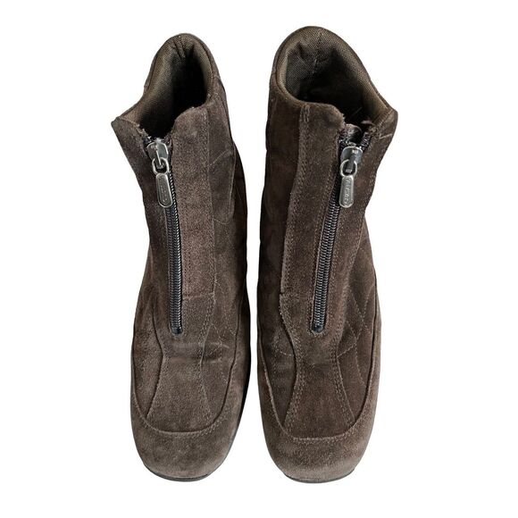 AQUATALIA Womens 6 Weatherproof Quilted Suede Boots - Picture 6 of 11